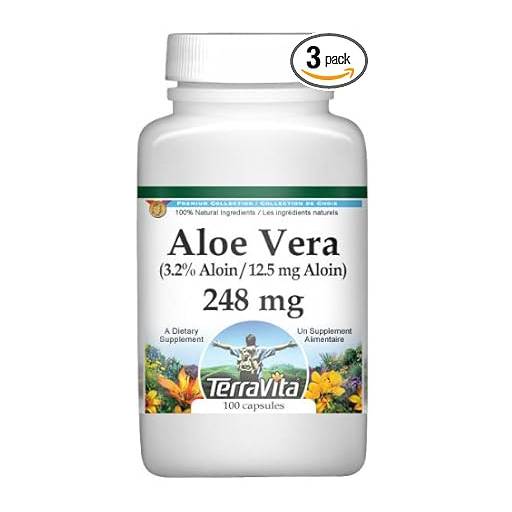 Gélules d’aloès contenant aloine