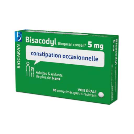 Comprimés de bisacodyl Biogaran