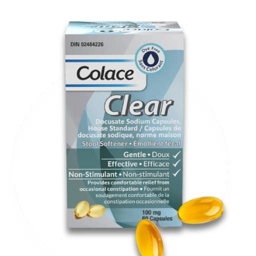 Gélules de docusate de sodium Colace