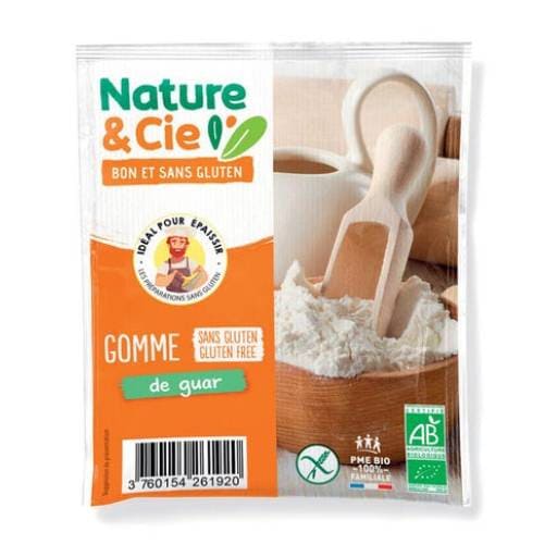 Gomme de guar bio pure en poudre – Nature & Cie