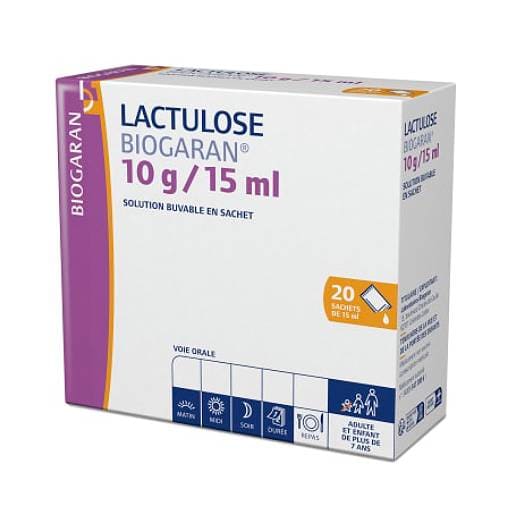 Lactulose Biogaran sachets