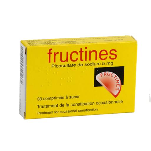 Fructines Picosulfat en comprimés à sucer