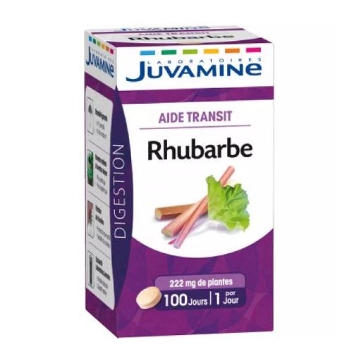 Comprimés Juvamine contenant racine de rhubarbe