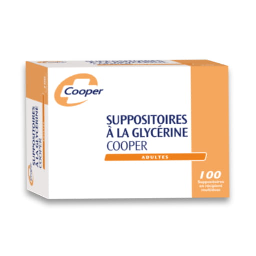 Suppositoires à la glycérine Cooper